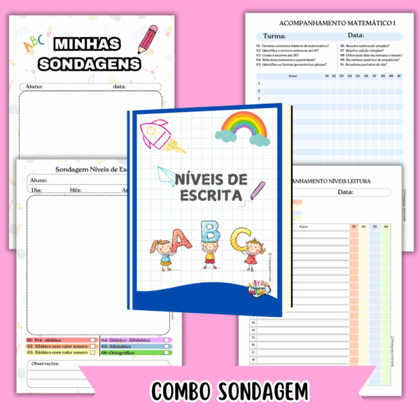 sondagem níveis de escrita