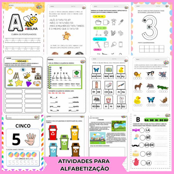 Atividades para Alfabetização